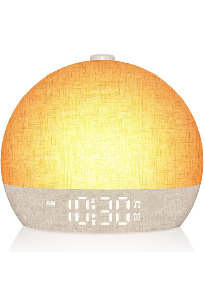 Choice wake up light Wake Up Light Sunrise Alarm Clk Timer 30 White Noise Sou...