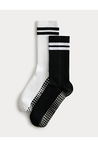 Marks & Spencer 2’li Pamuk Karışımlı Yoga Çorap Seti