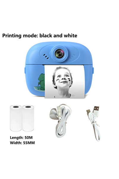 choice2 Set2-Pink 1PC Kids Instant Print Digital Camera Photo Label Thermal P...