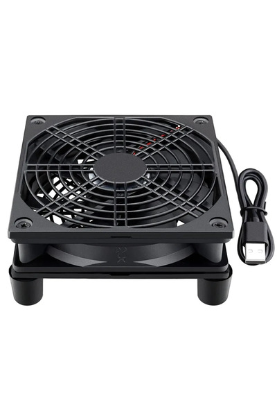 Choice Black 120mm x120mm x25mm 5V USB Power Cooling Case Fan for Receiver DV...