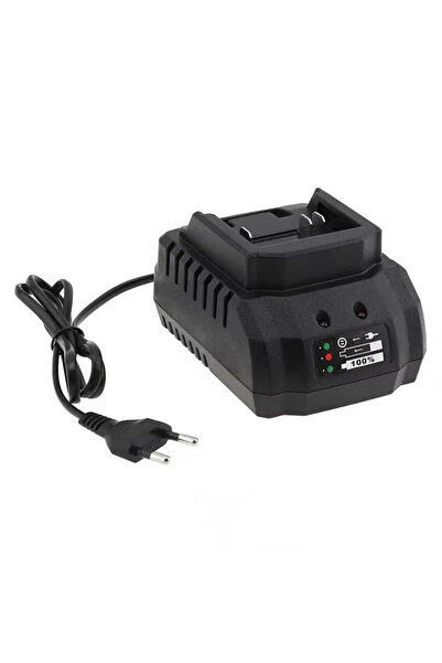 Choice شاحن بطارية أسود أوروبي مناسب لبطاريات ماكيتا ليثيوم أيون 18 فولت و21 ...