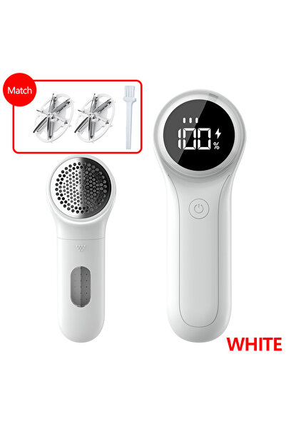 Choice1 مزيل الوبر الكهربائي بشاشة رقمية بيضاء، قابل لإعادة الشحن عبر منفذ US...