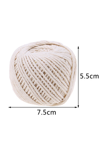 Choice8 خيوط قطنية بيضاء بطول 70 مترًا، وخيوط قطن متعددة الألوان بطول 70/75 م...