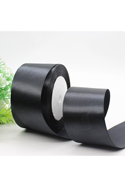 Choice6 ribbons 50mm Black 25Yards Black Satin Ribb DIY Artificial Silk Roses...