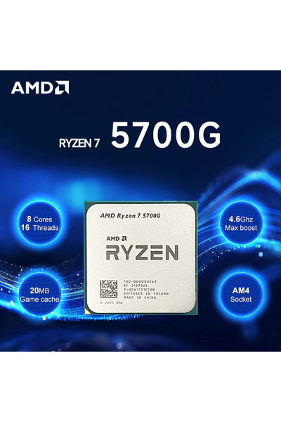 Choice AMD Ryzen 7 5700G NEW CPU 4.6GHz 8-Core 16-Thread R7 5700G L3=16M 7NM ...