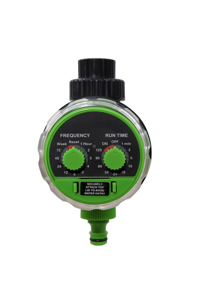 Choice مؤقت ري الحديقة (قطعة واحدة) - صمام كروي لضغط الماء 0 - جهاز تحكم بالر...