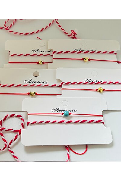 KOALA COMPANY 5 Lİ SET FİGÜRLÜ KIRMIZI İP VE MARTENİÇKA SET