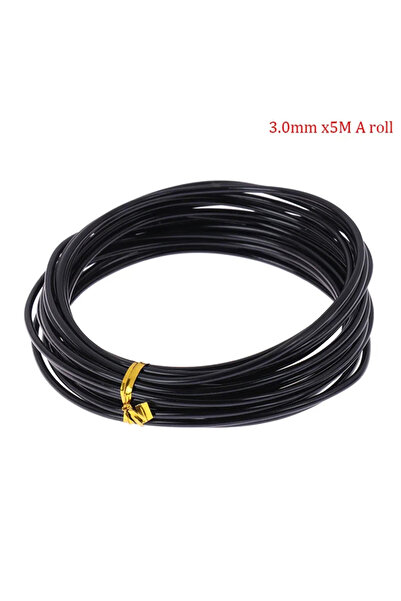 Choice4 سلك باي لدعم النباتات، 3 مم × 5 م، مصنوع من الألومنيوم المؤكسد، سلك ت...