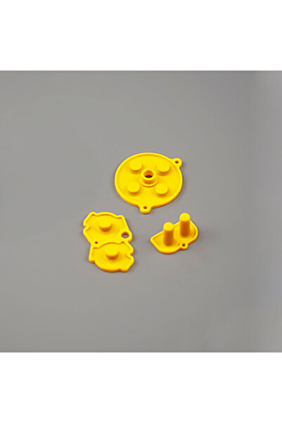 Choice4 أزرار موصلة عالية الجودة من JCD باللون الأصفر الفاتح لجهاز GBA، أزرار...