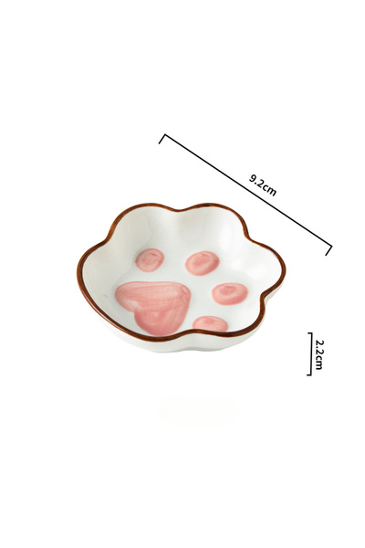 Choice 1pcs Cat paw Cat Claw Flavor Dish Cute Ins Cartoon Creative Dish Home ...