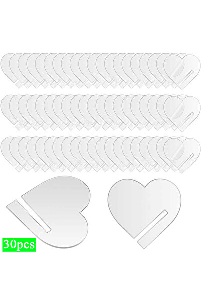 Choice Clear 30pcs 30pcs/set Clear Acrylic Drink Tags Blank Wine Glass Discs ...