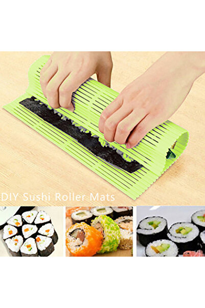 Choice حصيرة لف السوشي المصنوعة من السيليكون، قابل للغسل وإعادة الاستخدام، مق...