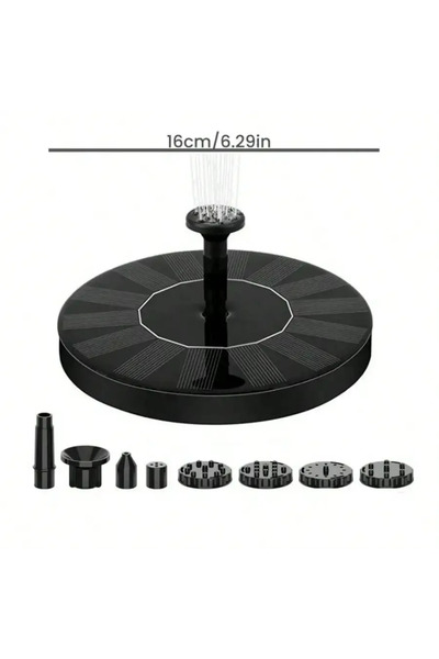 Choice 16cm Solar Water Fountain Pool Pond Waterfall Garden Decoration Outdoo...