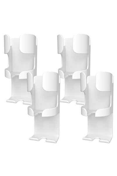 Choice White-4 Pcs Wall Mounted Adhesive Toothbrush Holders Compatible with O...