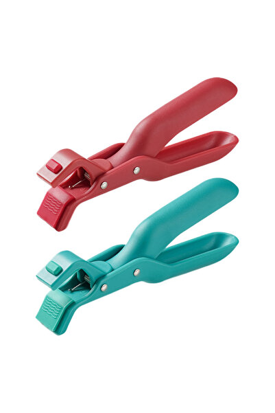 Choice3 مشابك تثبيت الأطباق الساخنة باللونين الأحمر والأخضر (قطعة أو قطعتين) ...