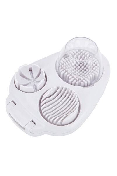 Choice MOJOYCE White 3 in 1 Egg Cutter Egg Chopper Multifunctional Egg Dicer ...