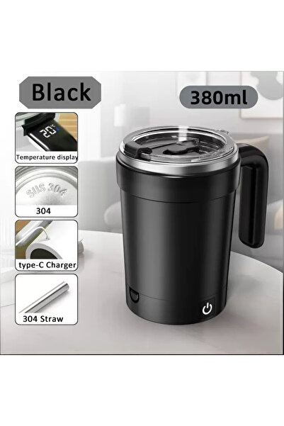 Choice Black Portable Blender Electric Mixing Cup Automatic Self Stirring Mug...