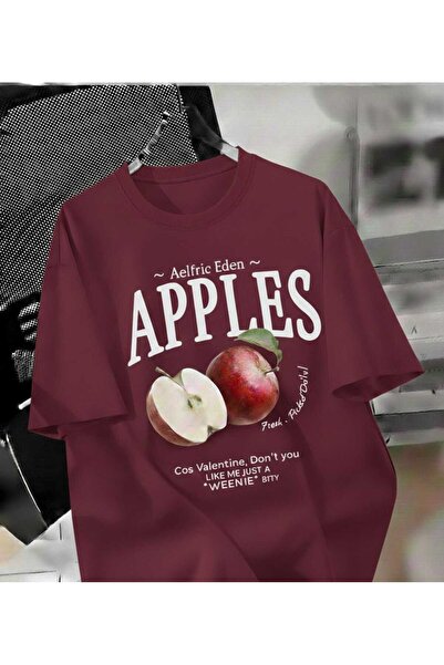 COHERENT تي شيرت قطني برقبة دائرية مطبوع عليه نقوش ملونة خاصة للجنسين من APPL...