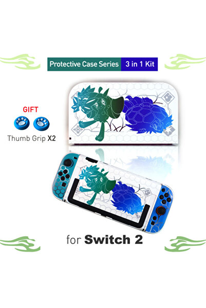 Choice E 2025 أحدث غطاء صلب بتصميم ZA لجهاز NS Switch 2، غطاء حماية رقيق لجها...