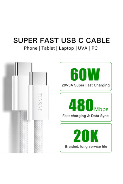 Choice5 كابل USB-C أصلي بطول مترين (عبوة واحدة) متوافق مع أجهزة iPhone Air 17...