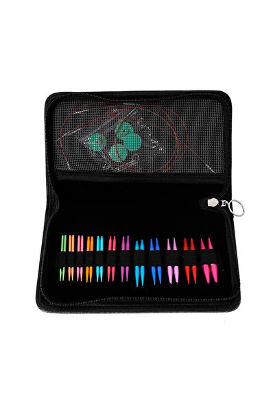 Choice A Knitting Tools Set with Removable Ring, Alumina Sweater Needle, Slee...