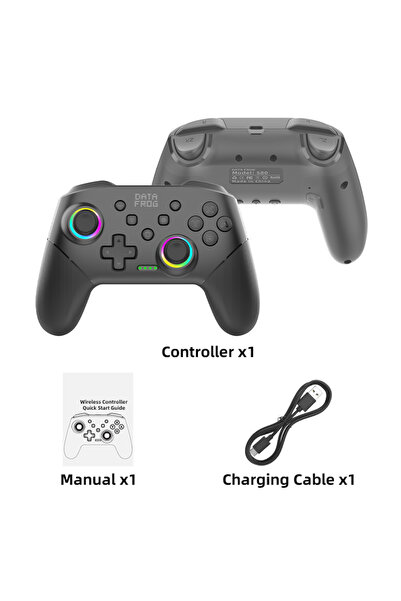 Choice1 وحدة تحكم لاسلكية احترافية من DATA FROG مع أضواء، لوحة ألعاب عالمية ل...