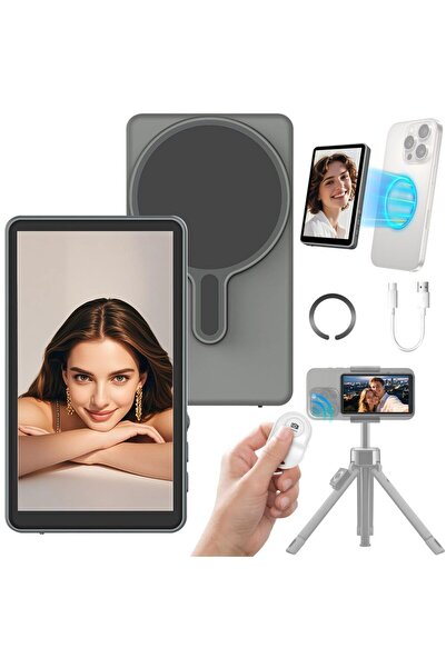 Choice Grey Monitor Screen for Smartphone Rear Camera Wireless magnetic Selfi...
