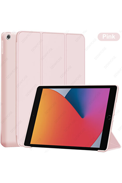 Choice5 جراب وردي اللون لجهاز iPad من الجيل التاسع/الثامن/السابع مقاس 10.2 بو...