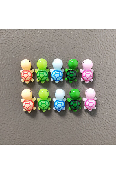 Choice1 10 قطع مغناطيس ثلاجة على شكل سلحفاة صغيرة لطيفة، 5/10 قطع، لتزيين الم...