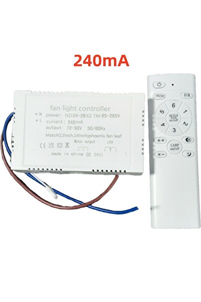 Choice وحدة تحكم إضاءة مروحة إيرلندية 240 مللي أمبير وشريط إضاءة 240 مللي أمب...