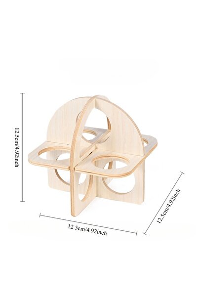 choice2 Fitness Circle Pet Hamster Wooden Swing Toy for Small Pet Squirrel Go...