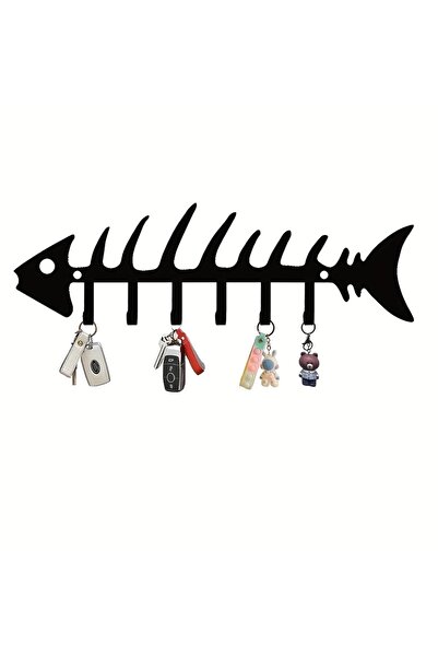Choice TY10631 Metal Wall Hook with Fishbone Design, Key Holder Storage Organ...