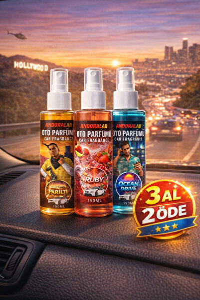 AndoraLab 3’lü Oto Parfüm Mega Fırsat Ürün Paketi