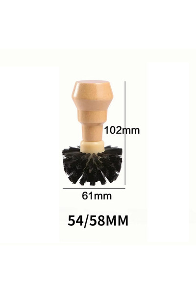 Choice فرشاة تنظيف محمولة لآلة دك القهوة، مقاسات ٥٤ مم، ٥٨ مم، ٥١/٥٤/٥٨ مم، ف...