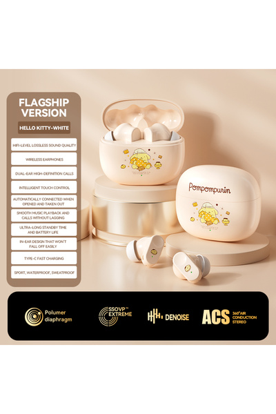 Choice4 سماعات أذن لاسلكية Q1-skin-pillow Q1 TWS مع تقنية إلغاء الضوضاء الحقي...