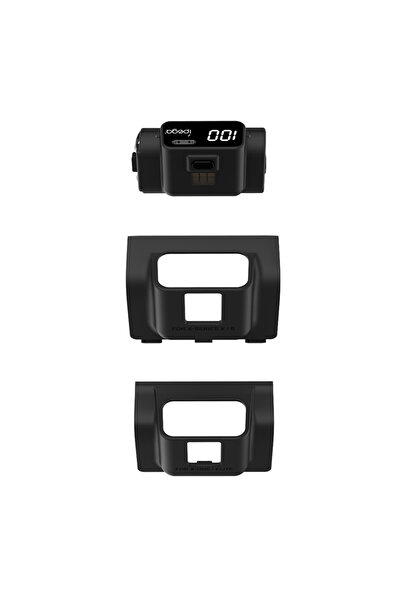 Choice بطارية تحكم ALLOYSEED سوداء بسعة 1350 مللي أمبير مع شاشة عرض رقمية، بط...