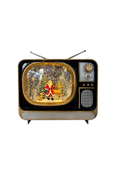 Choice4 small santa deer Christmas Decorati Luminous With Music Snow Tv Ornam...