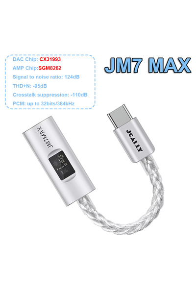 Choice JM7 MAX JCALLY JM7/JM7 MAX USB TypeC To 3.5mm Digital Audio Cable For ...