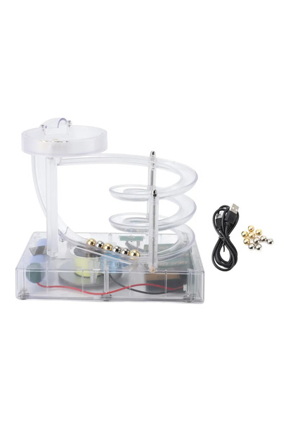 Choice آلة حركة دائمة شفافة، قطعة فنية لتزيين سطح الطاولة، كرة دوارة للاسترخاء