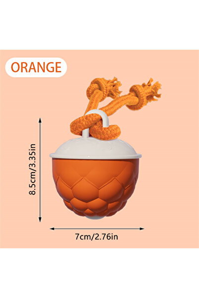 Choice1 كرة كهربائية ذكية ذاتية الدوران للكلاب من أورانج بي إل، مزودة بصوت، ت...