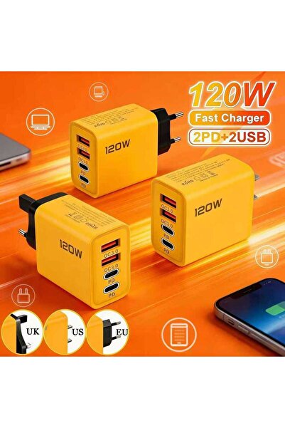 Choice EU 4-port USB C PD charger Fast Charging 3.0 TypeC USB mobile phone ch...