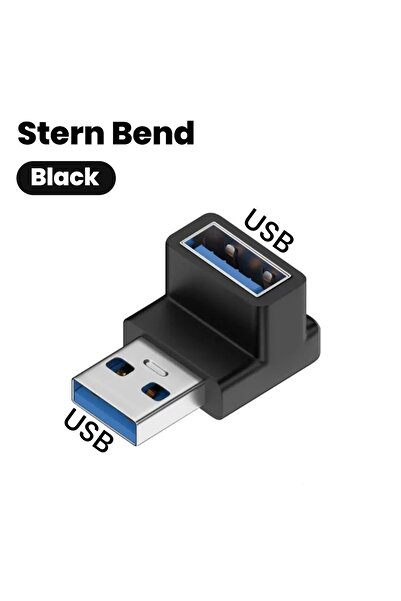 Choice4 5 محول تمديد بزاوية قائمة USB 3.2 ذكر إلى أنثى بزاوية 90 درجة، محول ك...
