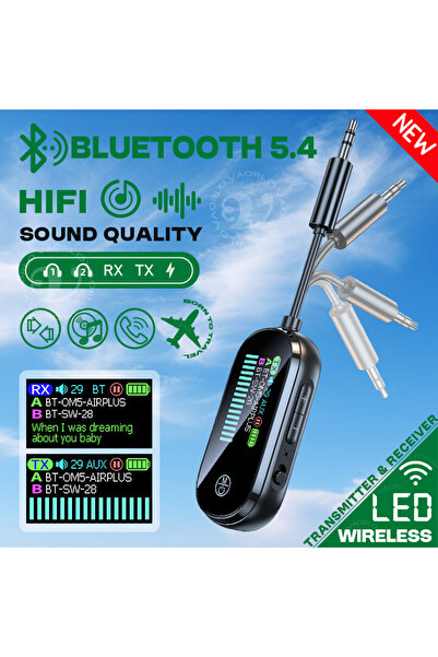 Choice1 C83Plus (English) Multipoint Bluetooth 5.4 Audio Transmitter Receiver...