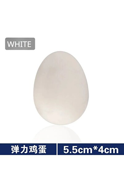 Choice1 بيض أبيض، قطعة واحدة، بيض نطاط مبتكر، كرات نطاطة واقعية، نموذج دجاج م...