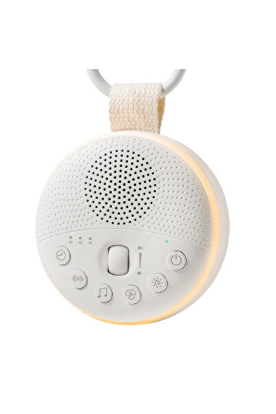 Kidizi Dispozitiv de sunete albe portabil W15, include lumina de veghe, 21 su...