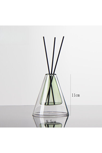 Choice9 Style A-Green Double Layer Triangle Glass Aromatherapy Glass Bottle f...