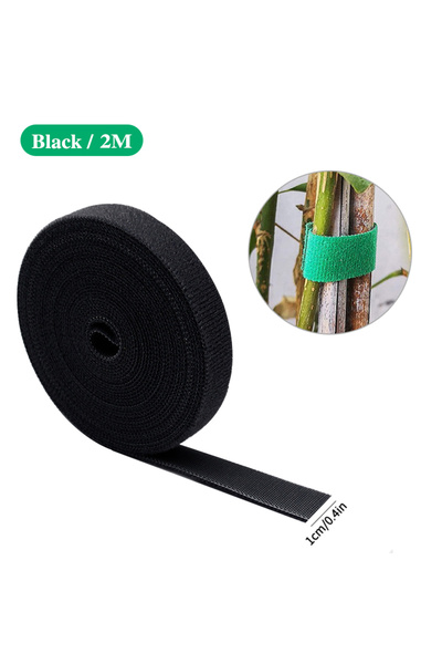 Choice 3 قطع سوداء، 3 لفات من خيوط الحديقة الخضراء، أربطة نباتات من النايلون،...