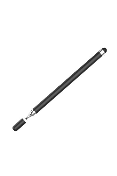 Choice قلم لمس أسود 2 في 1 للهواتف الذكية والأجهزة اللوحية، قلم لمس سعوي لهوا...