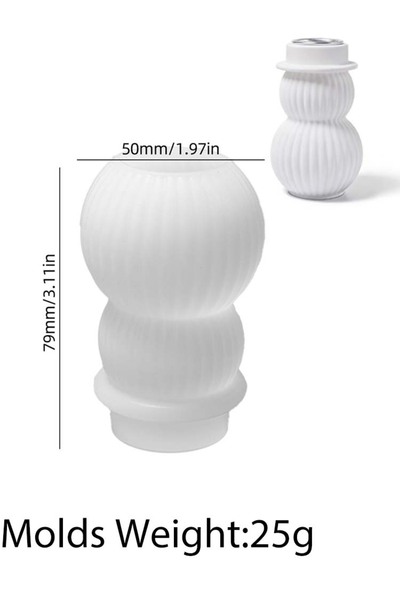 Choice Snowman Christmas Ornaments Candle Holder Silicone Mold DIY Handmade S...