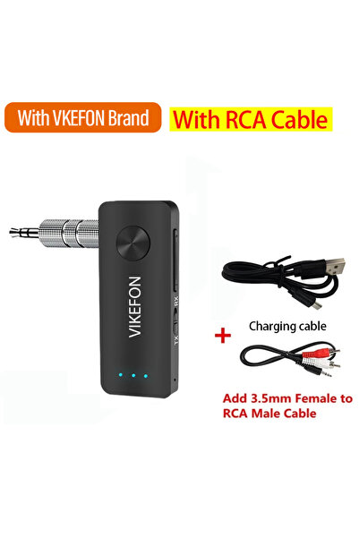 Choice5 جهاز استقبال وإرسال صوت بلوتوث 5.3 من ماركة VIKEFON، ستيريو، للمكالما...